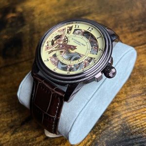 STUHRLING Brumalia 228 44m Skeleton Watch